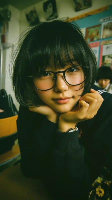 Japanese Schoolgirl Portrait