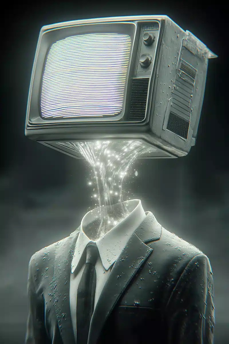 Surreal Retro Man Galaxy