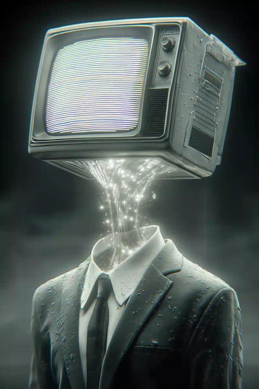 Surreal Retro Man Galaxy
