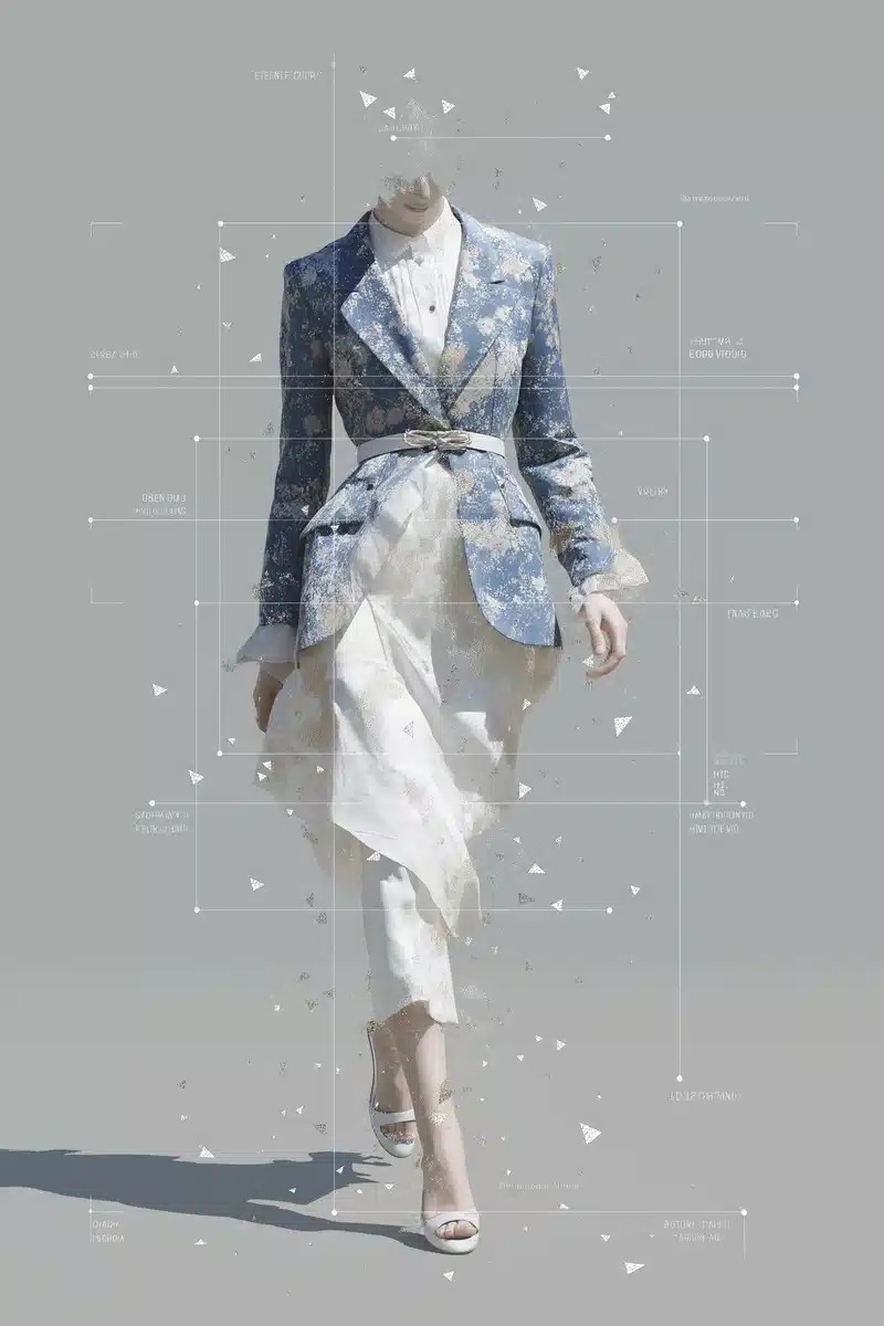 Technical Fashion Design Blueprint