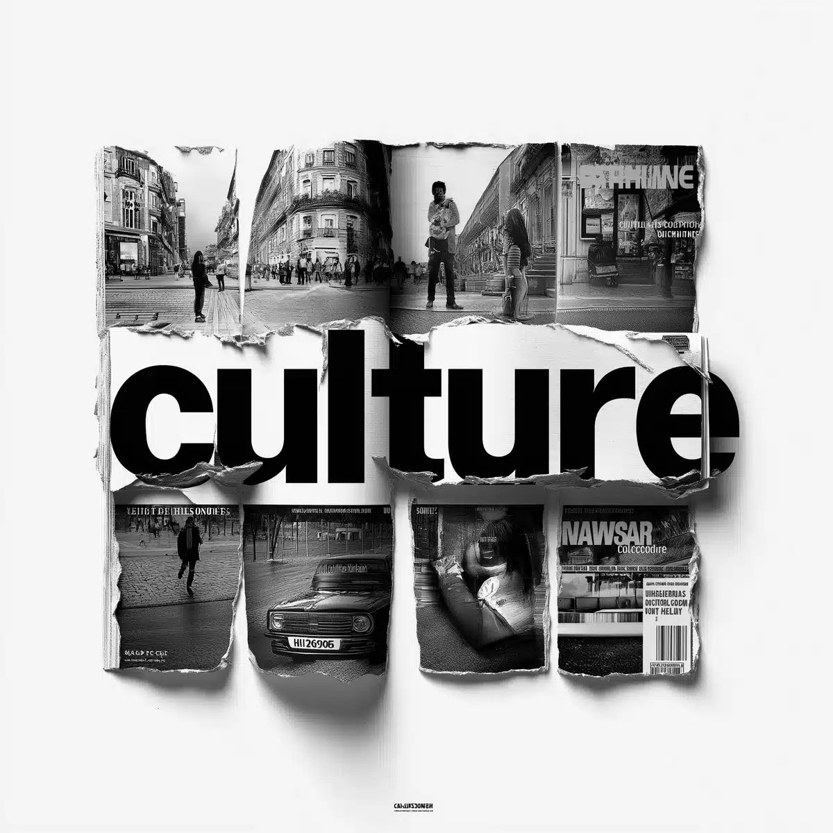 Modern Magazine Culture Typography