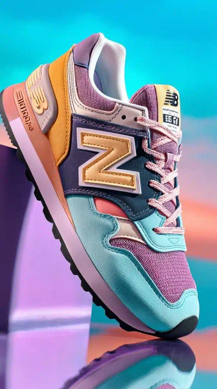 Pastel New Balance Closeup