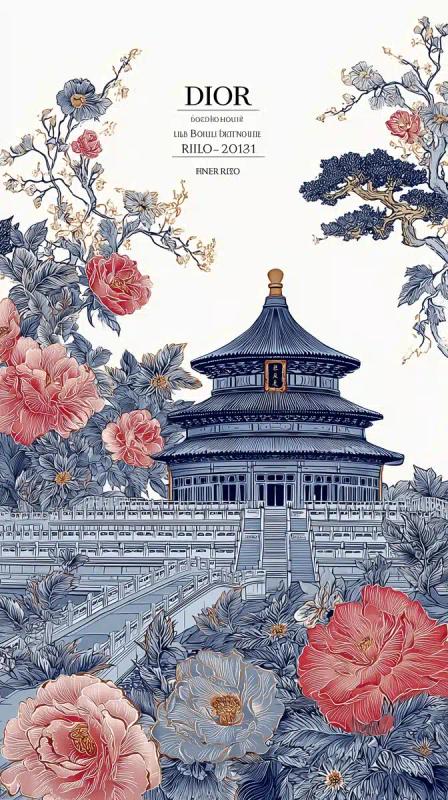 Beijing Landmark Illustration
