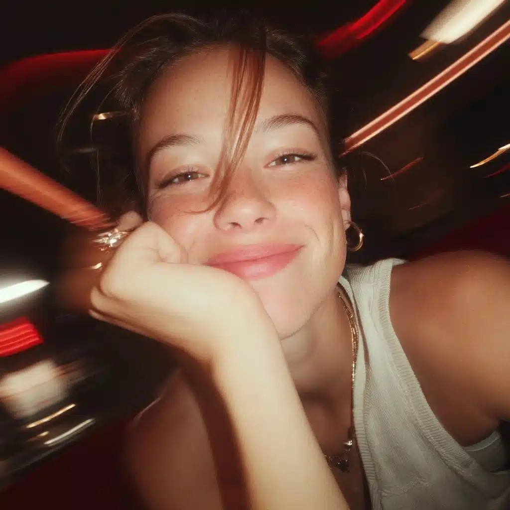 Blurry Nightclub Selfie
