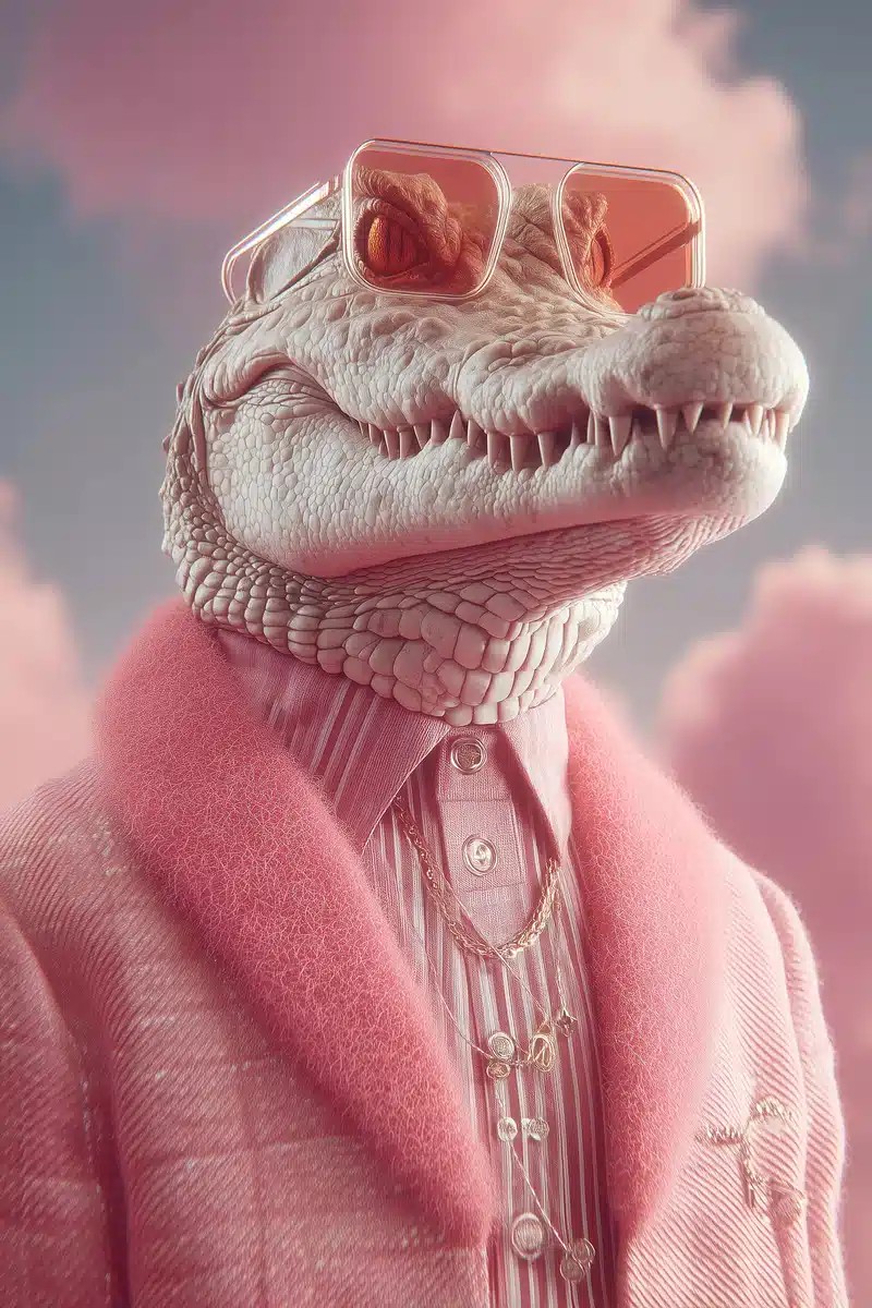 Surreal Alligator Morning Routine