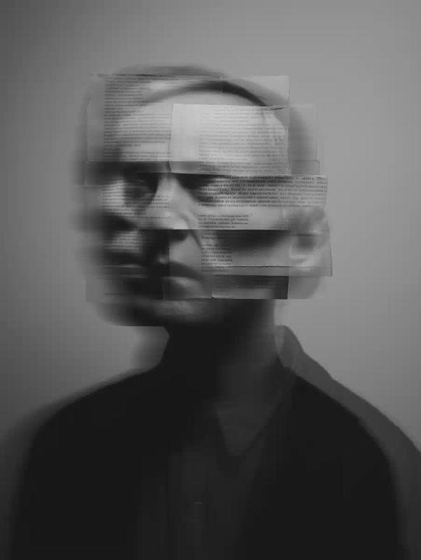 Distorted Reality Projection Art