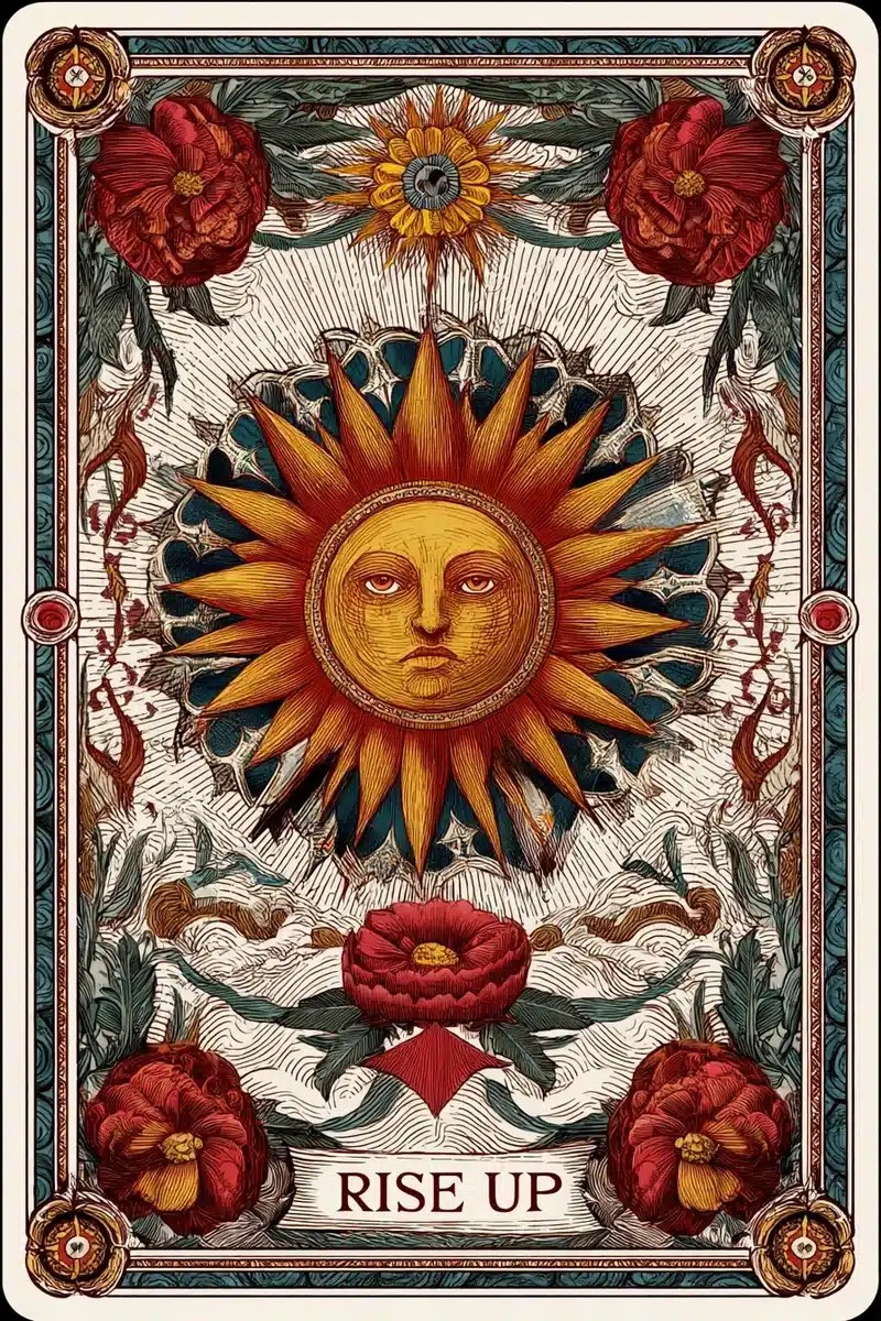 Medieval Sun Tarot Design