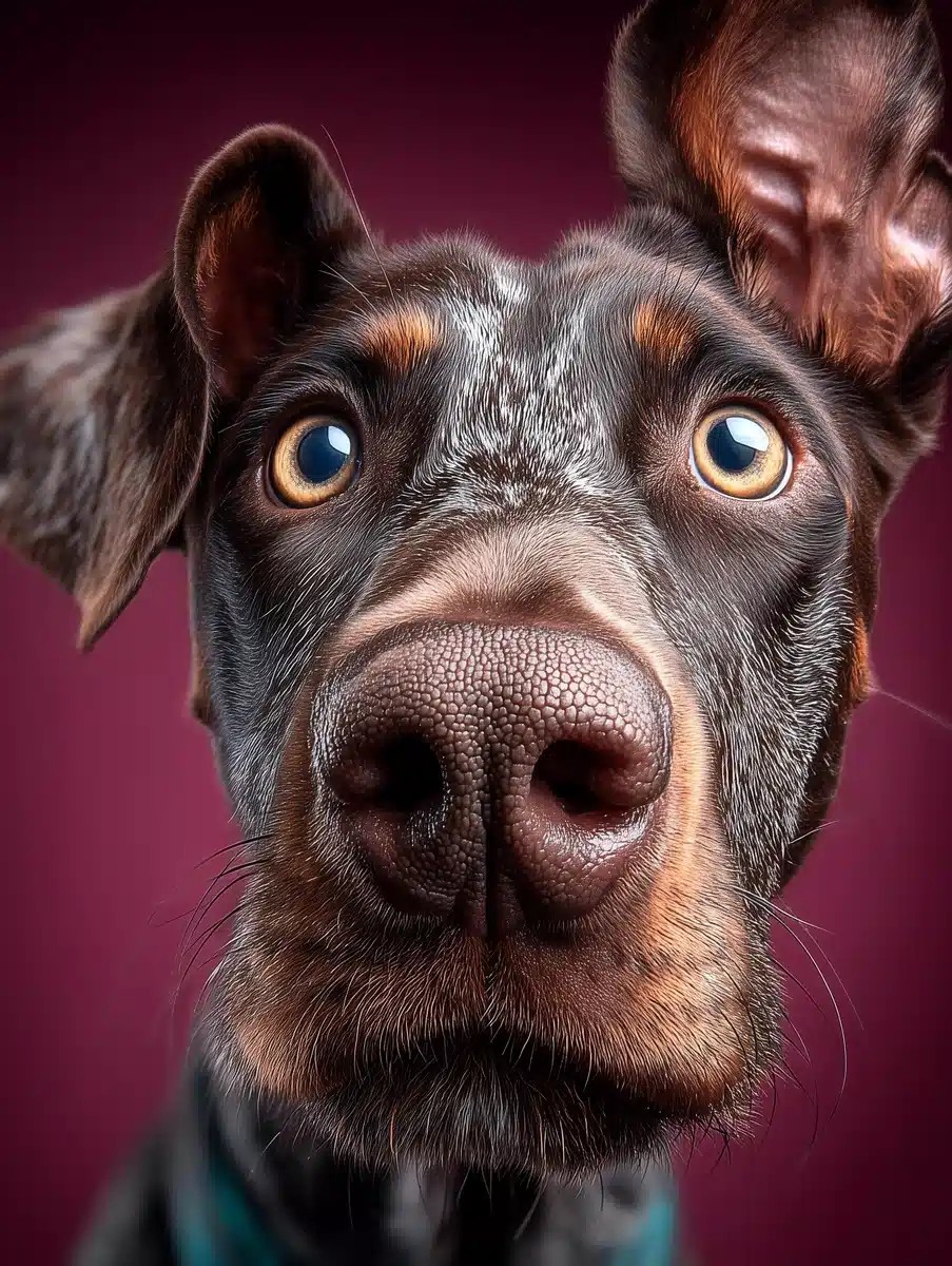 Hyper-Realistic Doberman Portrait
