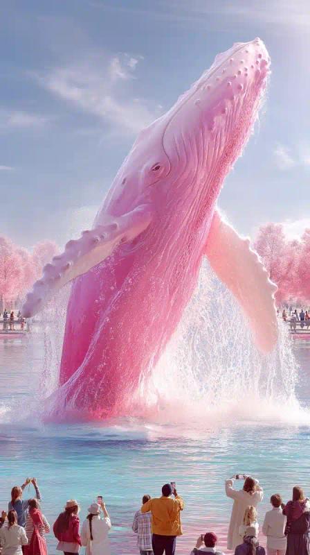 Hyper-Realistic Whale Breach