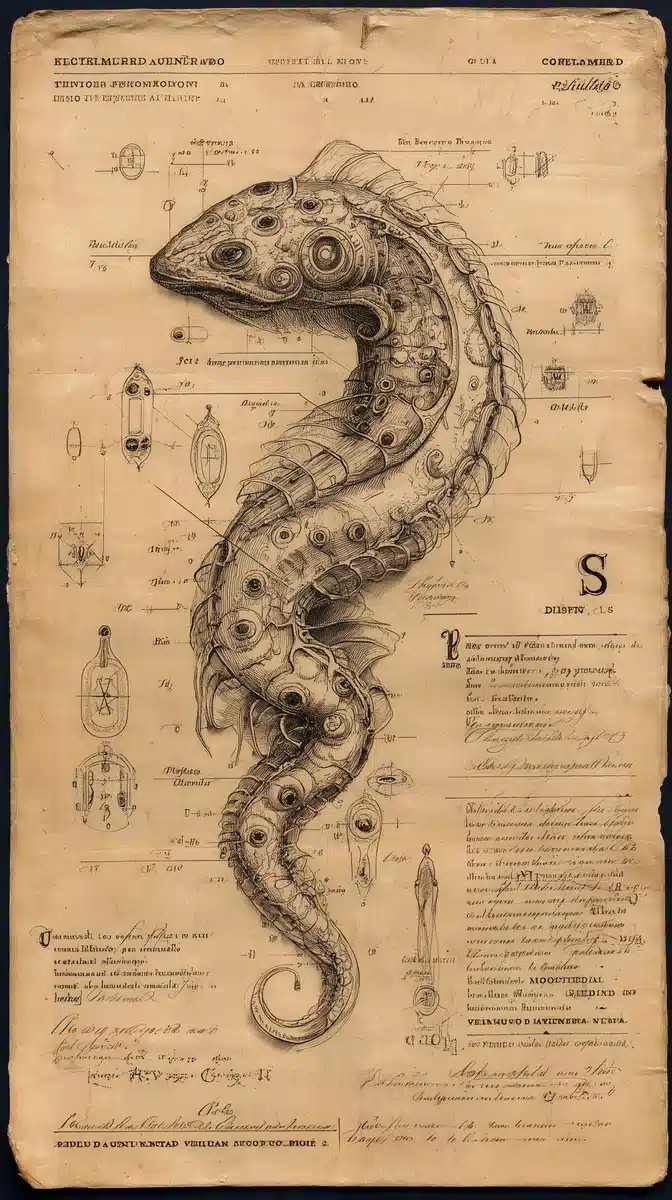Cosmic Creature Bestiary Illustration