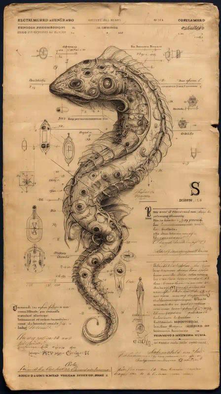 Cosmic Creature Bestiary Illustration