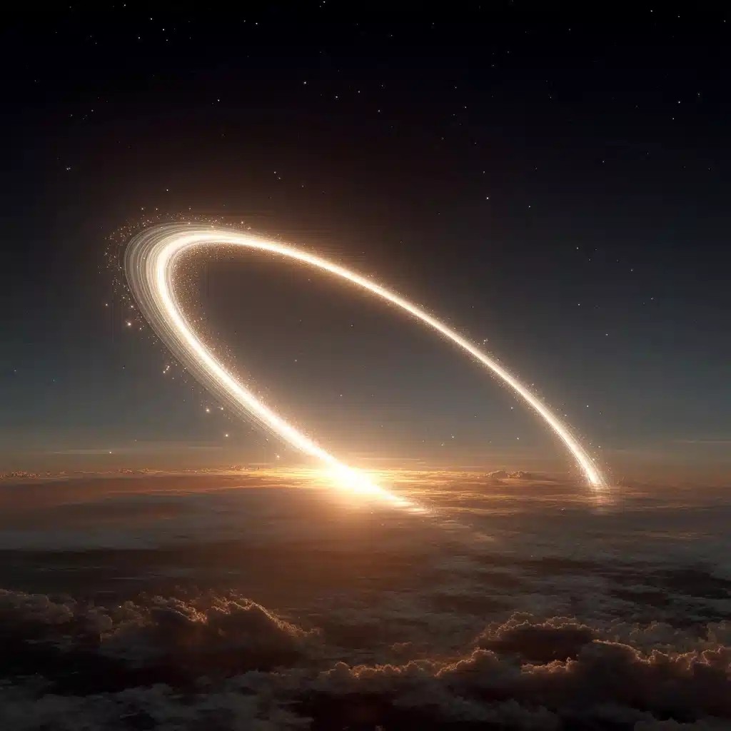 Hyper-Realistic Ring in Space