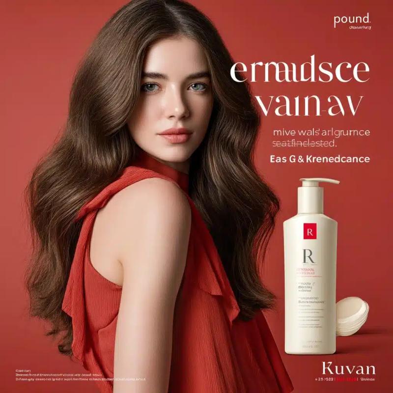 E-commerce Poster Skincare Model
