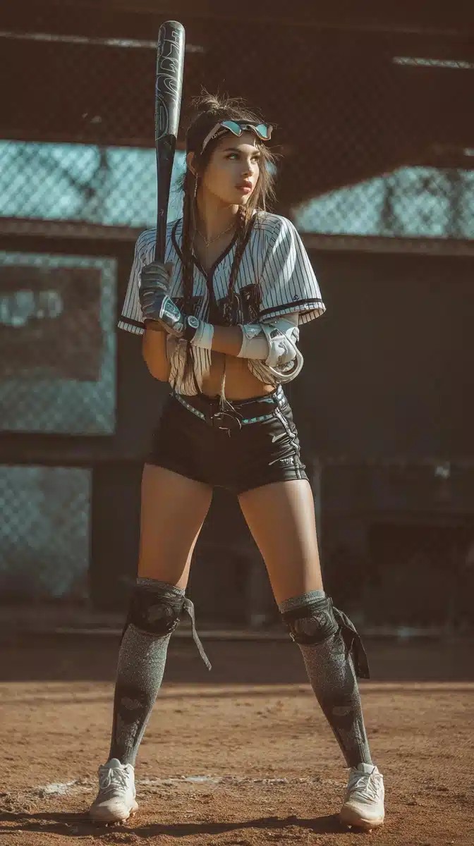 Cyberpunk Baseball Star Ready