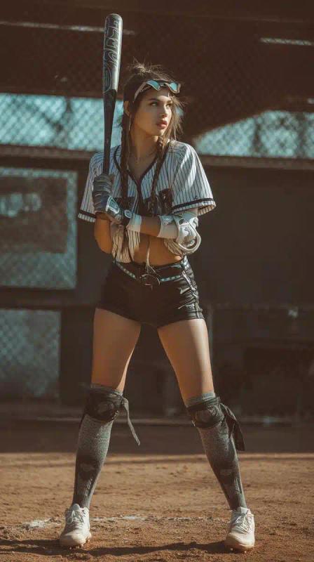 Cyberpunk Baseball Star Ready
