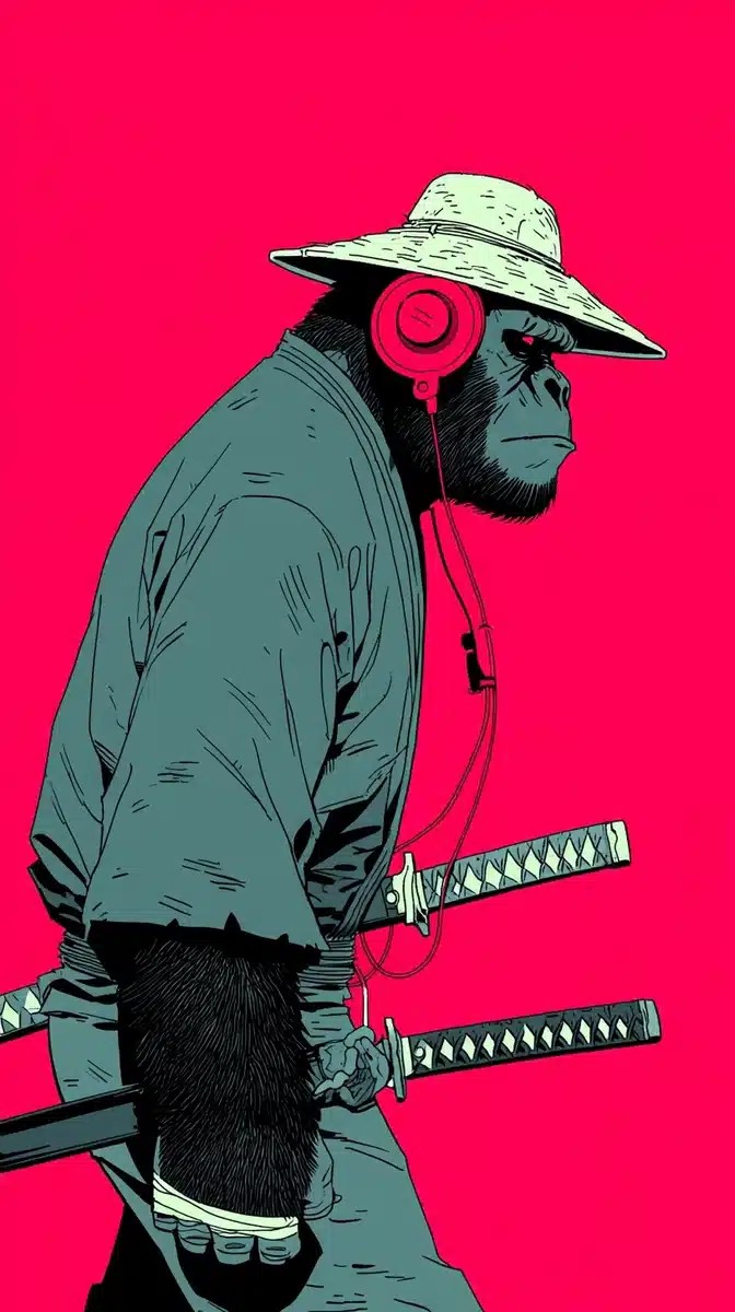 Brutal Gorilla in Profile