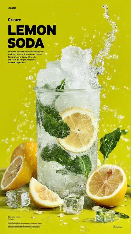 Lemon Soda Poster Design