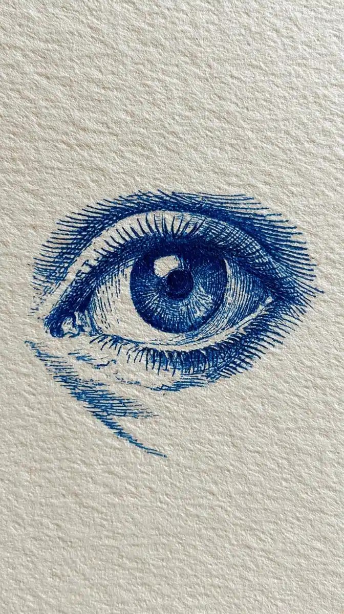 Scribbled Eye and Monster