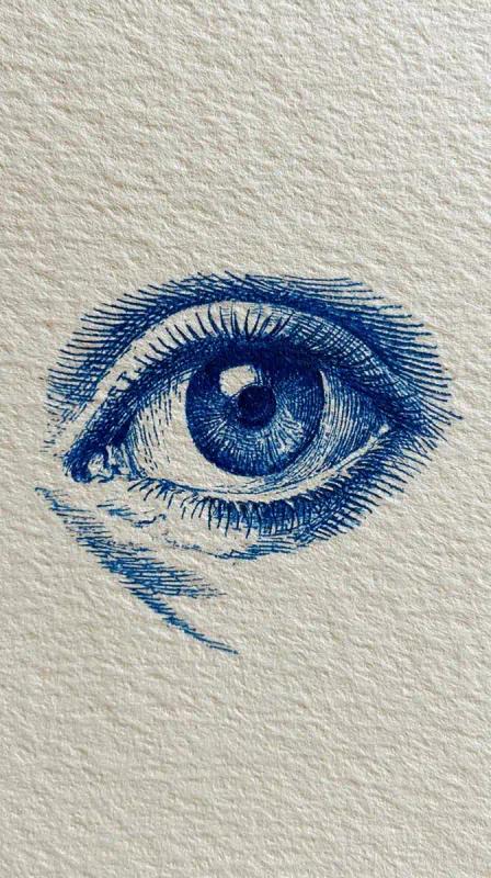 Scribbled Eye and Monster