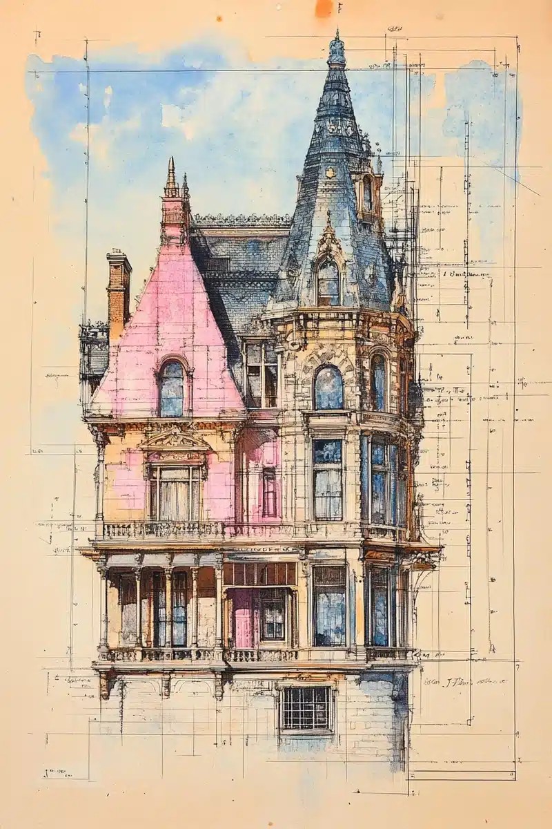Gilded Age NYC Watercolor