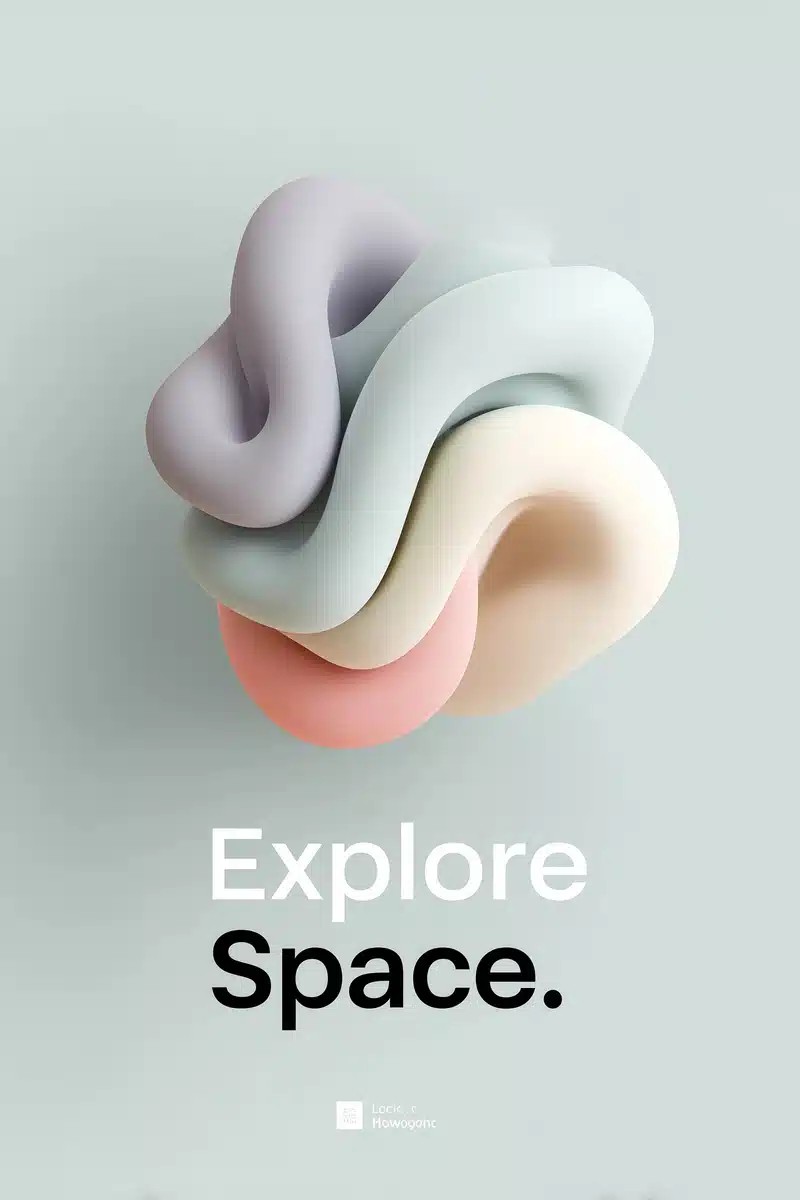 Abstract Galaxy Poster Design