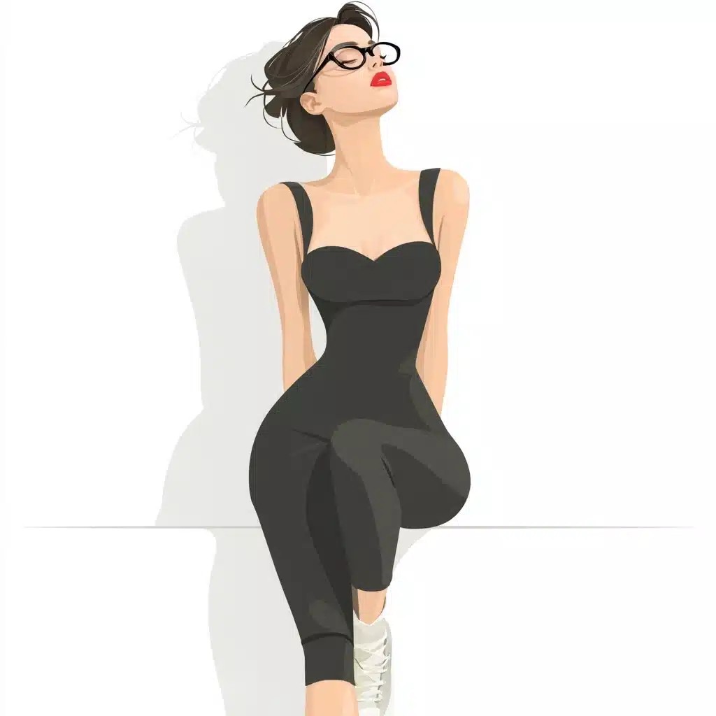 Minimalist Vector Woman