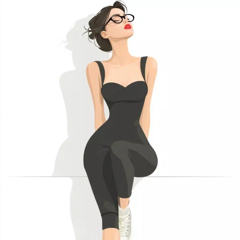 Minimalist Vector Woman