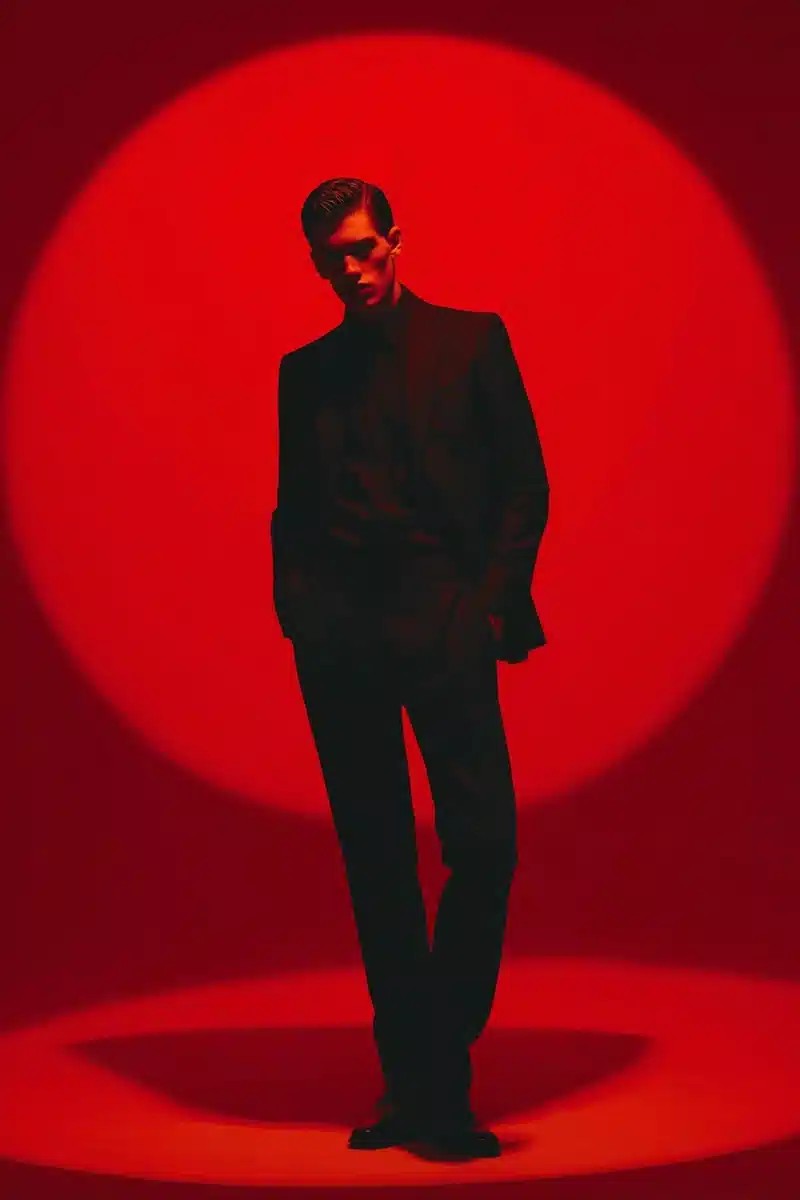 Stylish Model in Spotlight