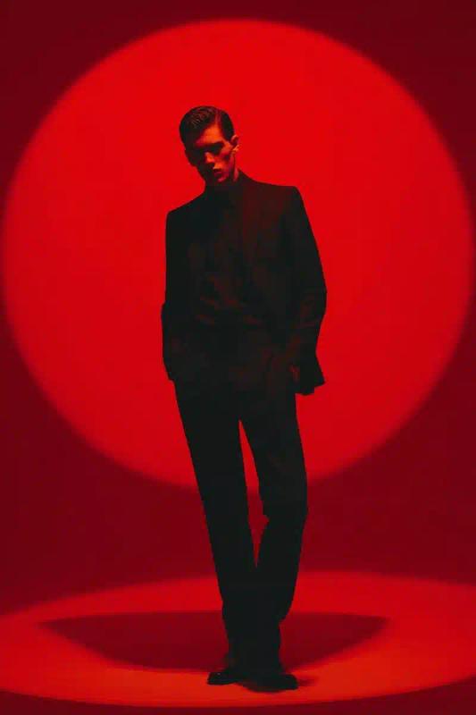 Stylish Model in Spotlight