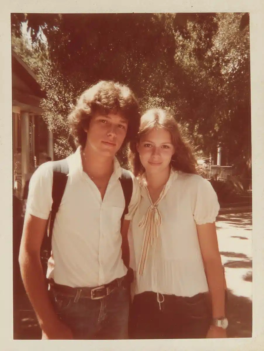 Polaroid Portrait of Students