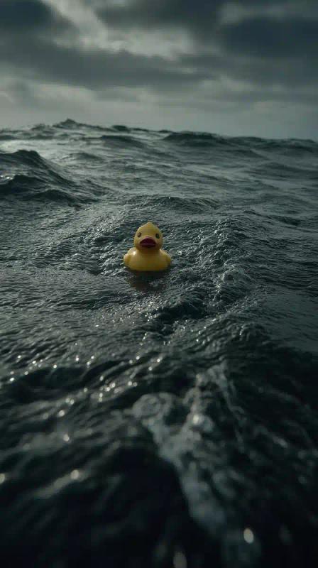 Rubber Duck Ocean Photography