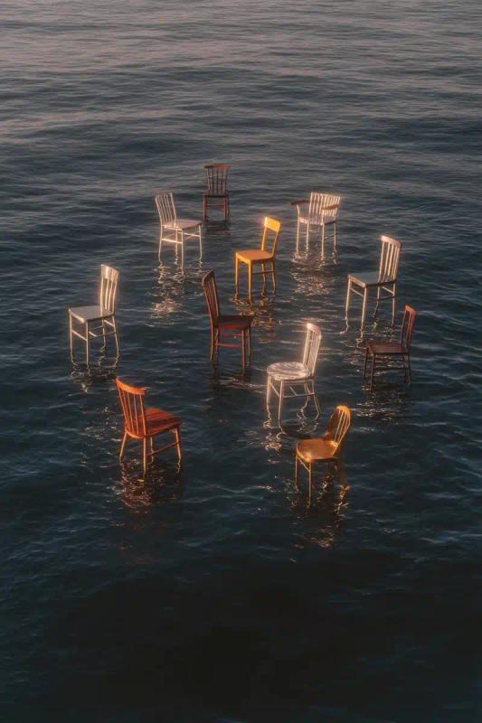 Designer Chairs on Ocean