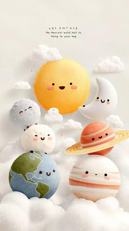 Celestial Bodies in Pastels
