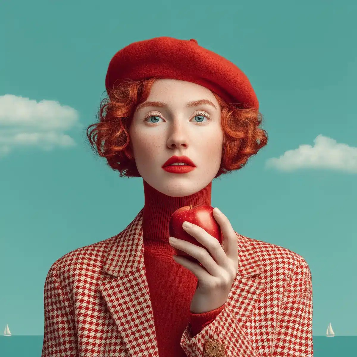 Surreal Apple Portrait Photography