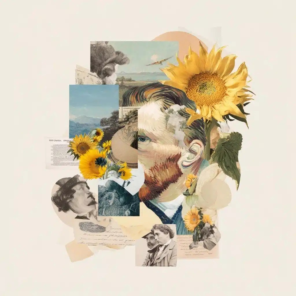 Art Nouveau Van Gogh Collage