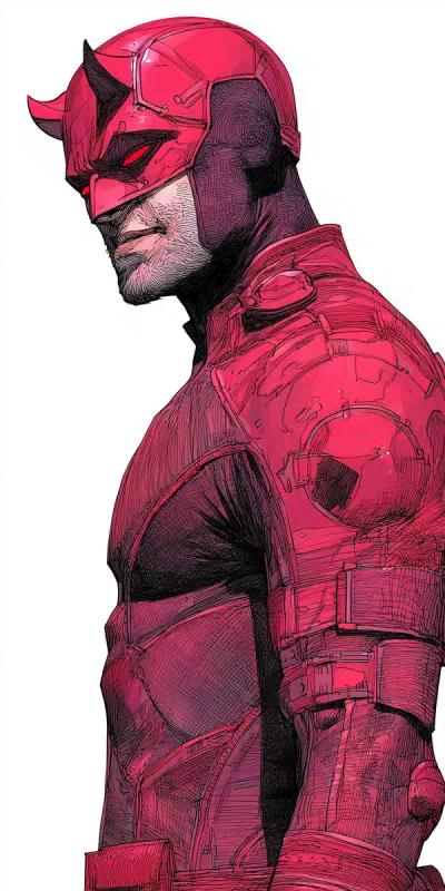 Gritty Daredevil in Action