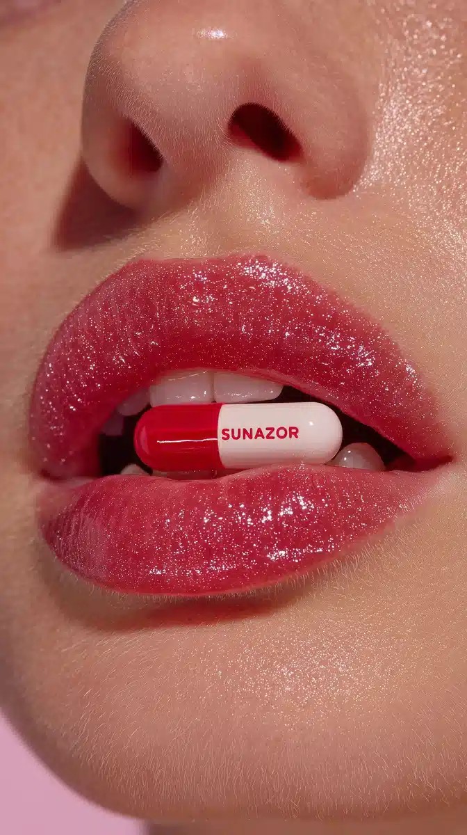 Glossy Lips with Pill