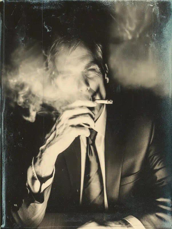 Mysterious Polaroid Portrait