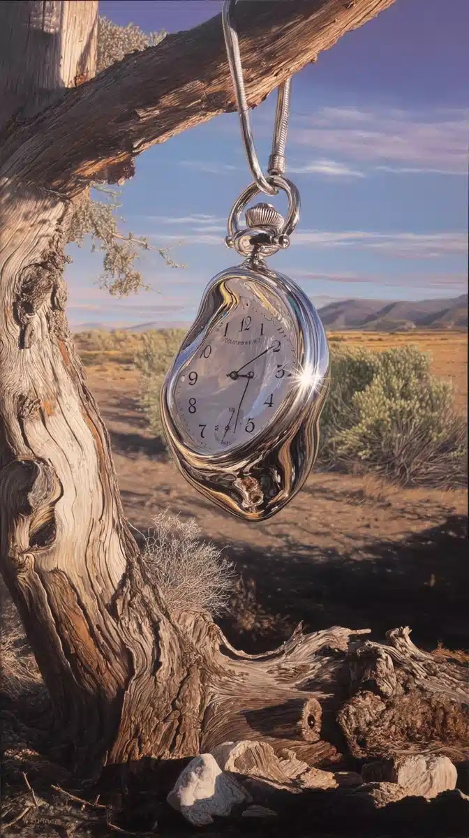 Hyperrealistic Melted Watch