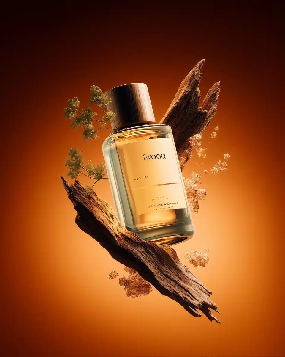 Floating Perfume with Textures