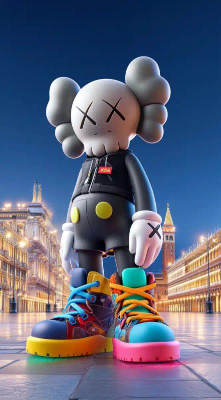 Kaws Mouse at Italian Palace