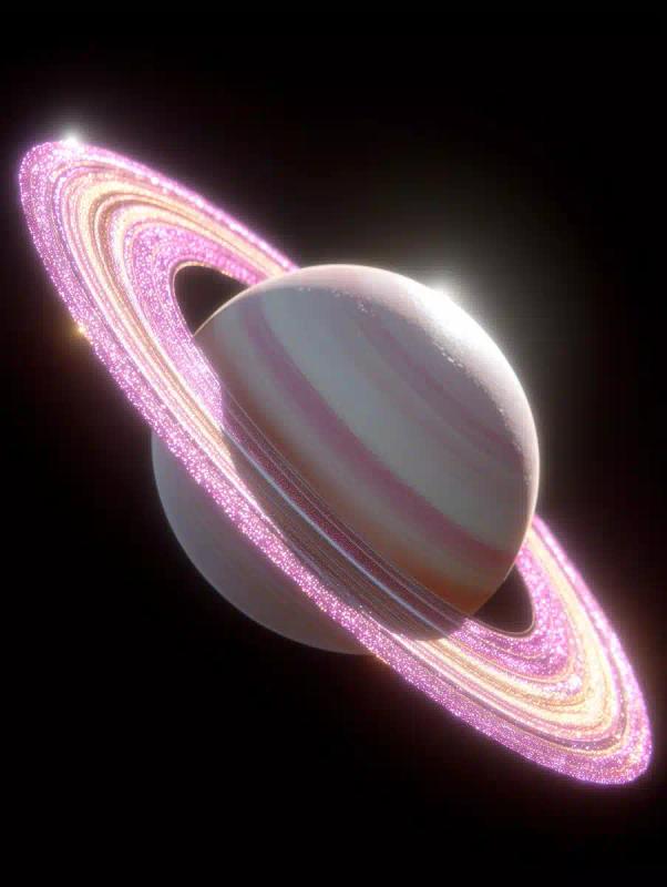 Minimalist Planet with Dust Rings
