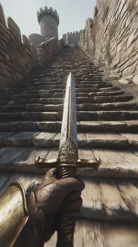 Hyper-Realistic Roman Soldier Perspective