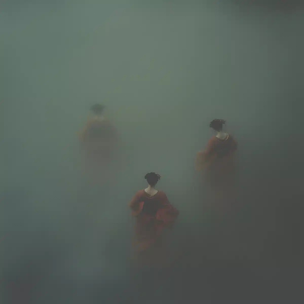 Geisha Dance in Fog