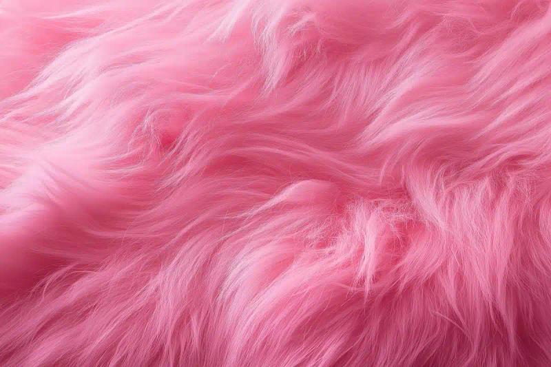 Whimsical Pink Furry Background