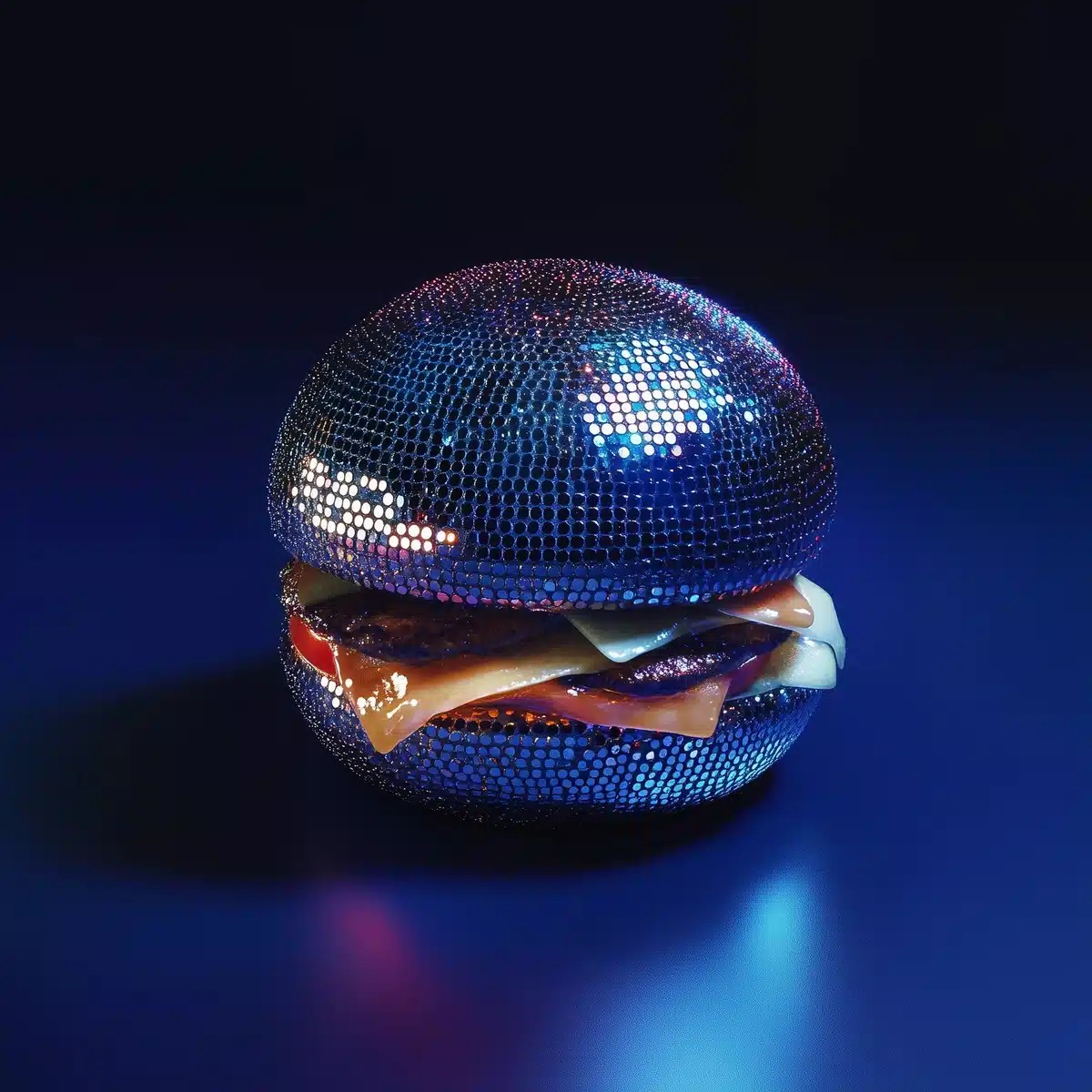 Disco Ball Hamburger Shot