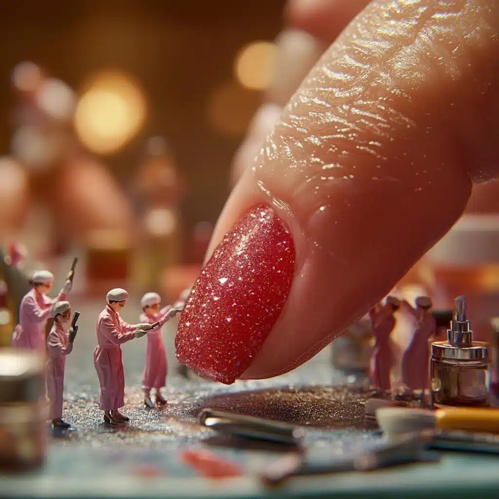 Hyper-Realistic Nail Art Scene