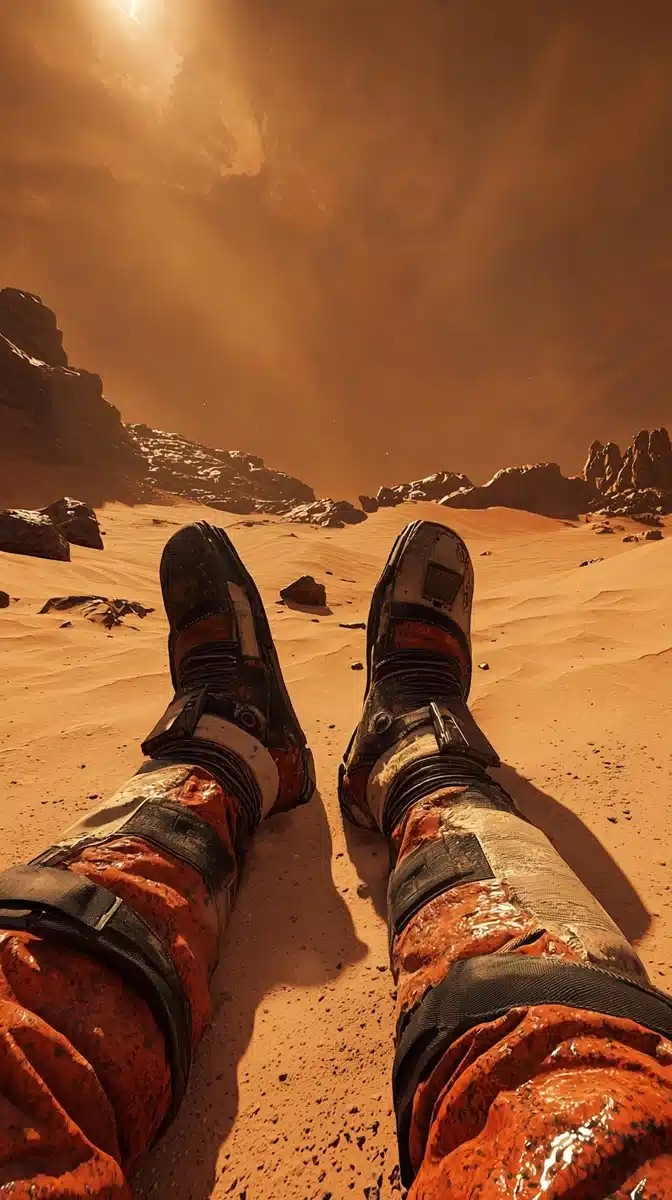Astronaut POV on Mars