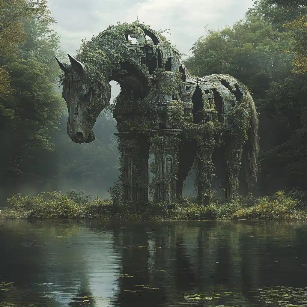 Fantasy Altar Horse Reflection