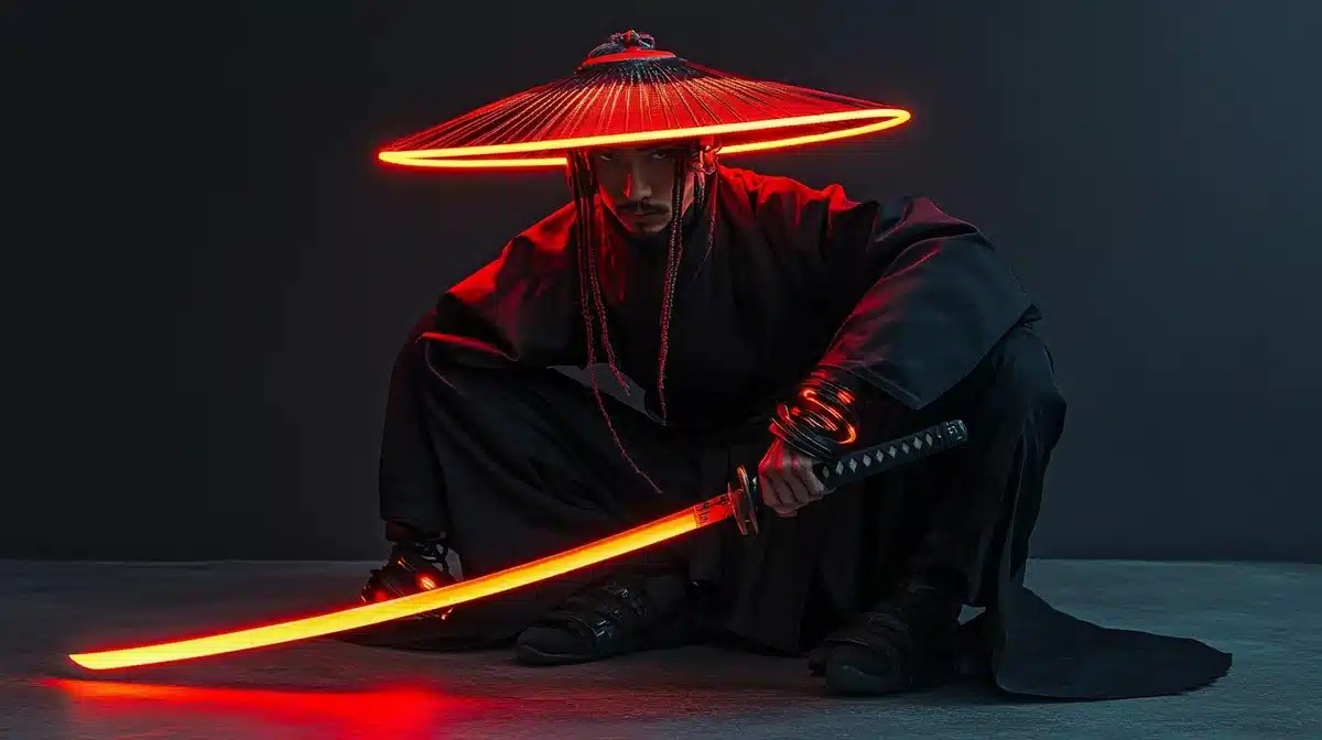 Cyberpunk Samurai Portrait